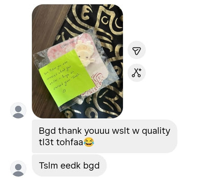 Customer review screenshot