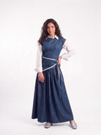 Luna Denim 3-Piece Suit - Navy Blue