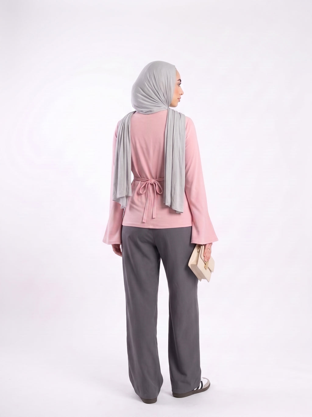 Rose twist blouse - Pink