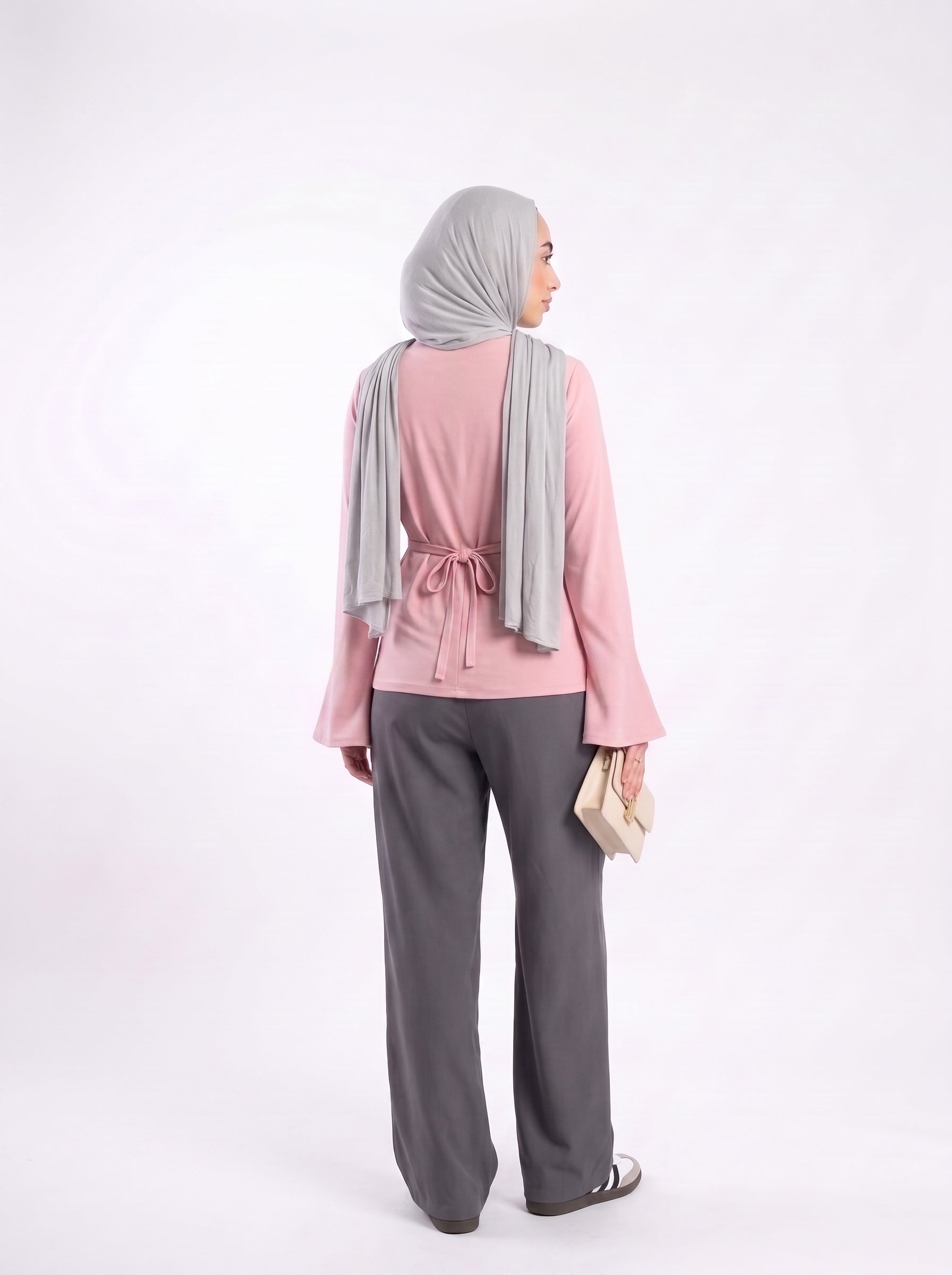 Rose twist blouse - Pink