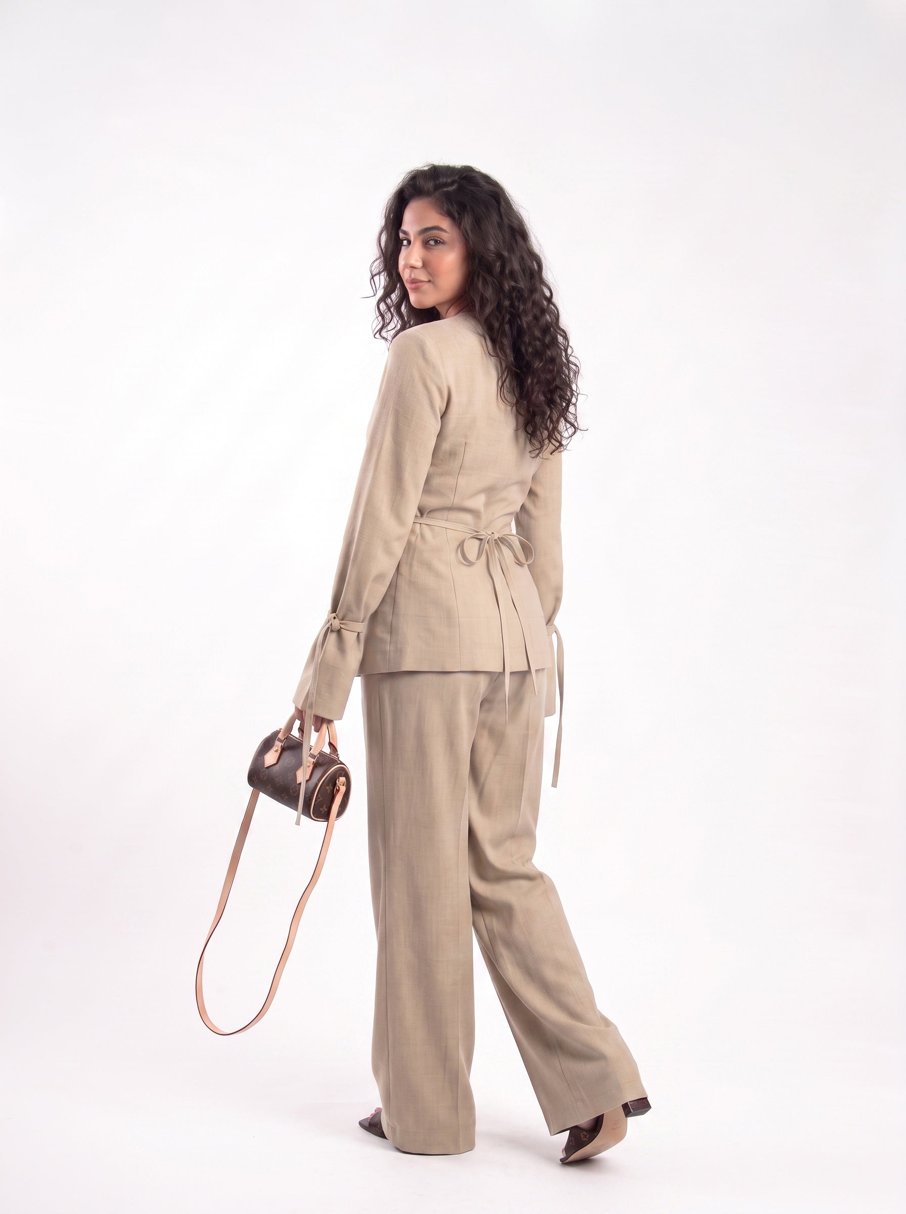 Sahara linen set - Beige