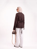 Cocoa Linen Set - Brown