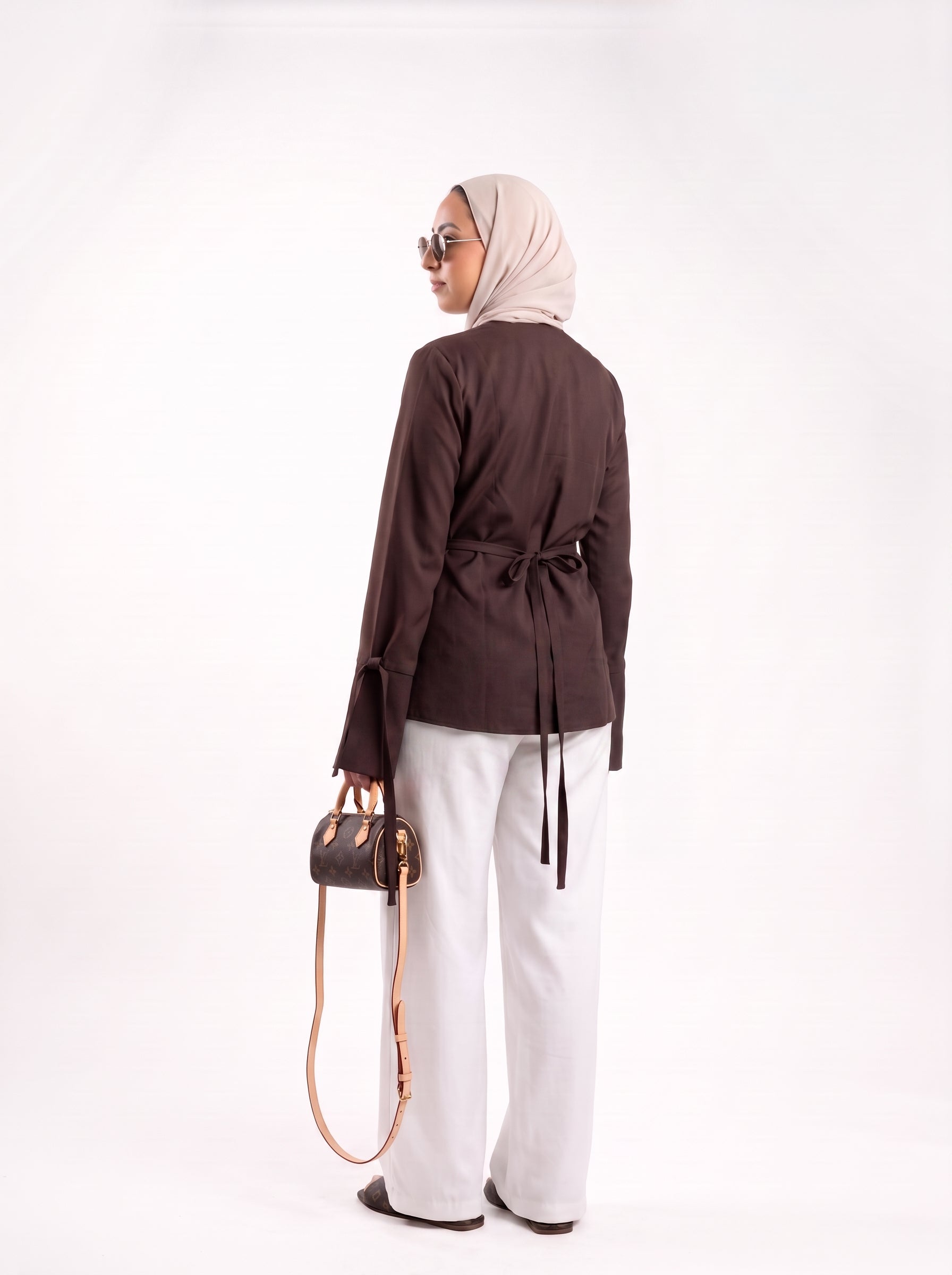 Cocoa Linen Set - Brown