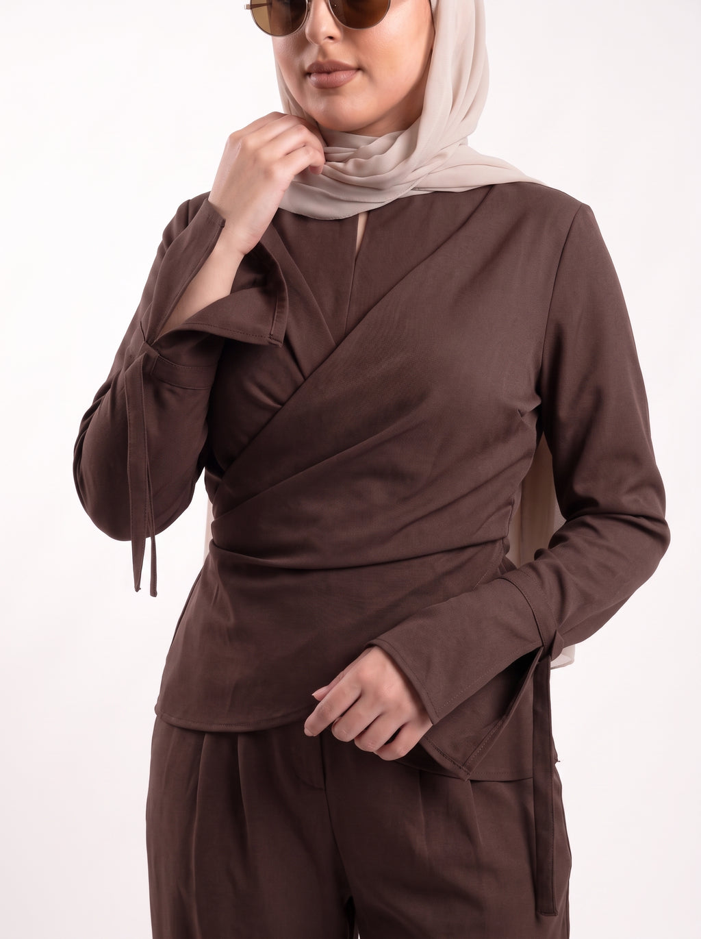 Cocoa Linen Set - Brown