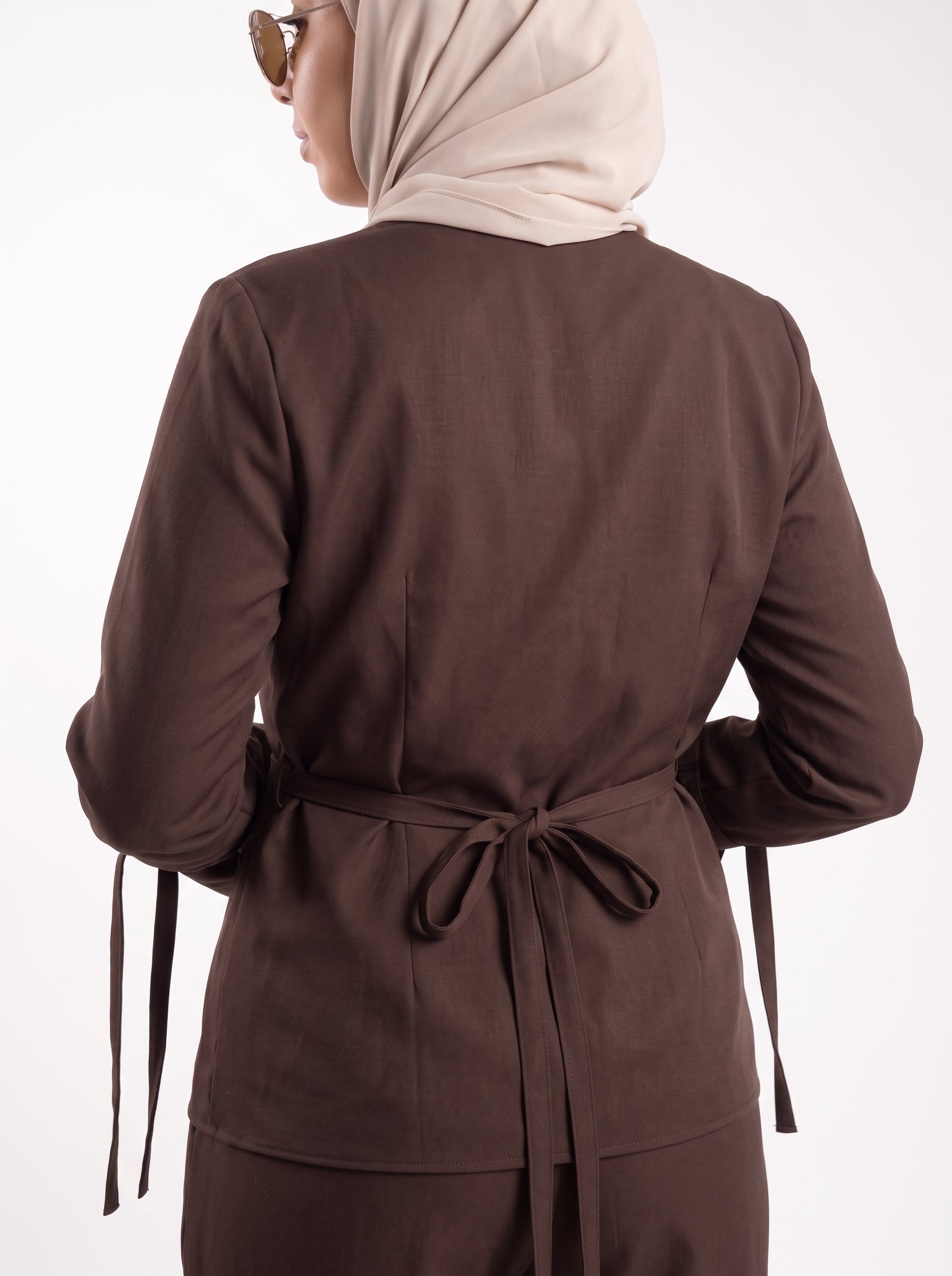 Cocoa Linen Set - Brown