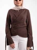 Cocoa Linen Set - Brown