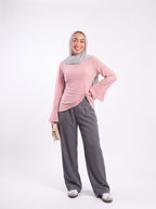 Rose twist blouse - Pink