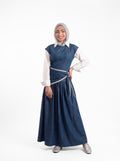 Luna Denim 3-Piece Suit - Navy Blue