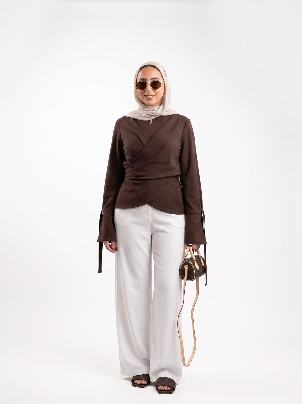 Cocoa Linen Set - Brown