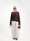 Cocoa Linen Set - Brown