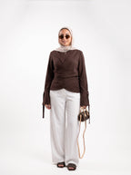 Cocoa Linen Set - Brown