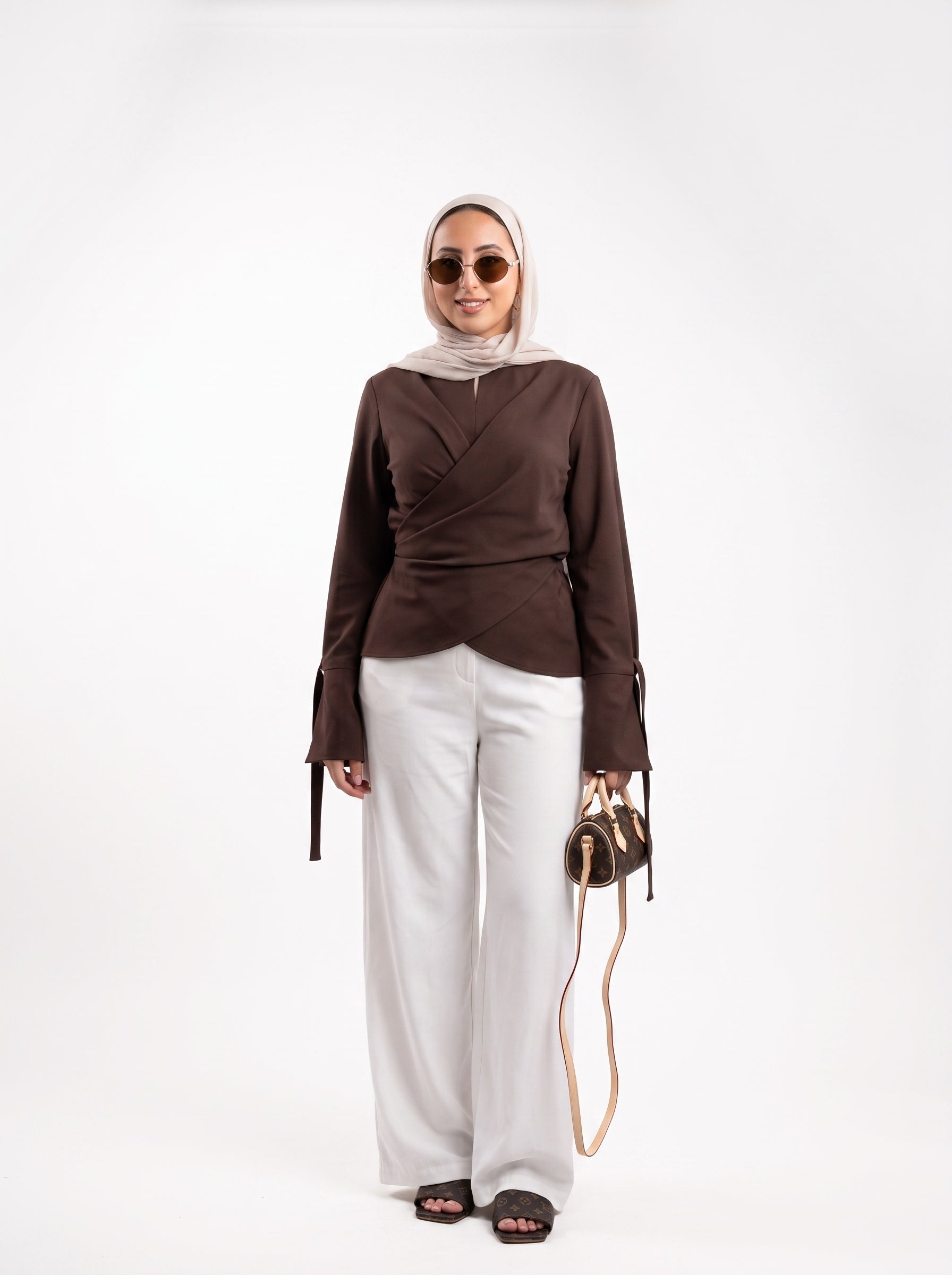 Cocoa Linen Set - Brown