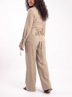 Sahara linen set - Beige