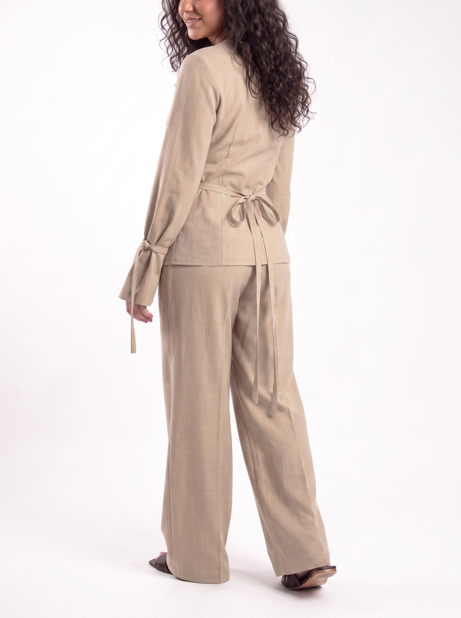 Sahara linen set - Beige