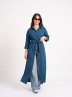 Aura Dress - Petrol blue